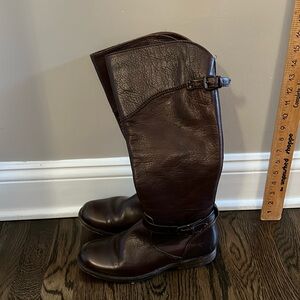 Frye women’s tall brown boots size 8.5
